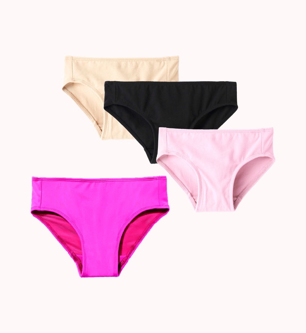 THE RUBIES SHAPING BUNDLE - 3 AJ UNDERWEAR + 1 BIKINI BOTTOM