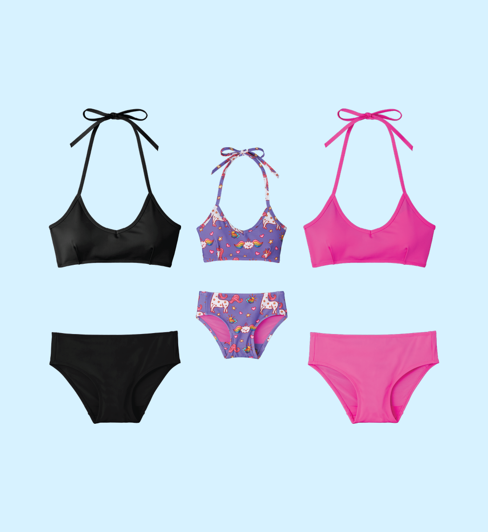 RUBIES BIKINI SET - BIKINI BOTTOM + BIKINI TOP