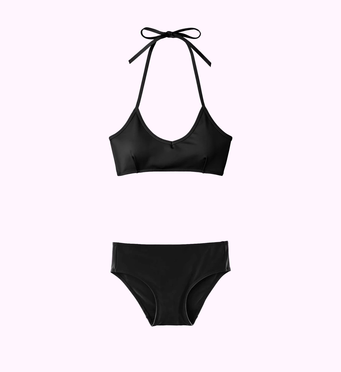 RUBIES Bikini Set in Black, bikini top and bottom