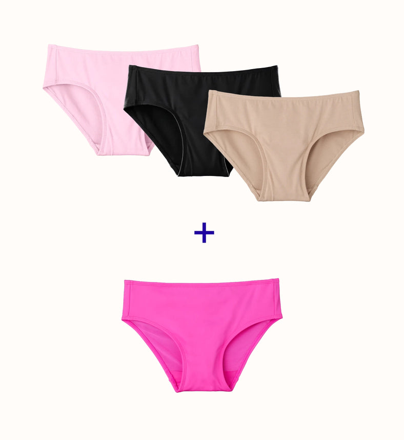 RUBIES Shaping Bundle, three AJ underwear plus one bikini bottom