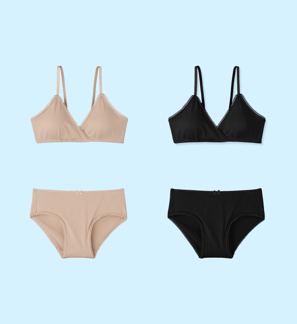THE RUBIES MATCHING SET - UNDERWEAR + BRA