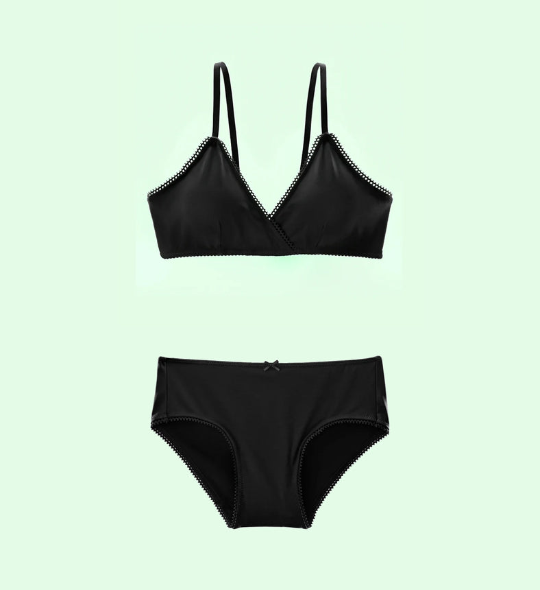 RUBIES Matching Set in Black, bra and underwear
