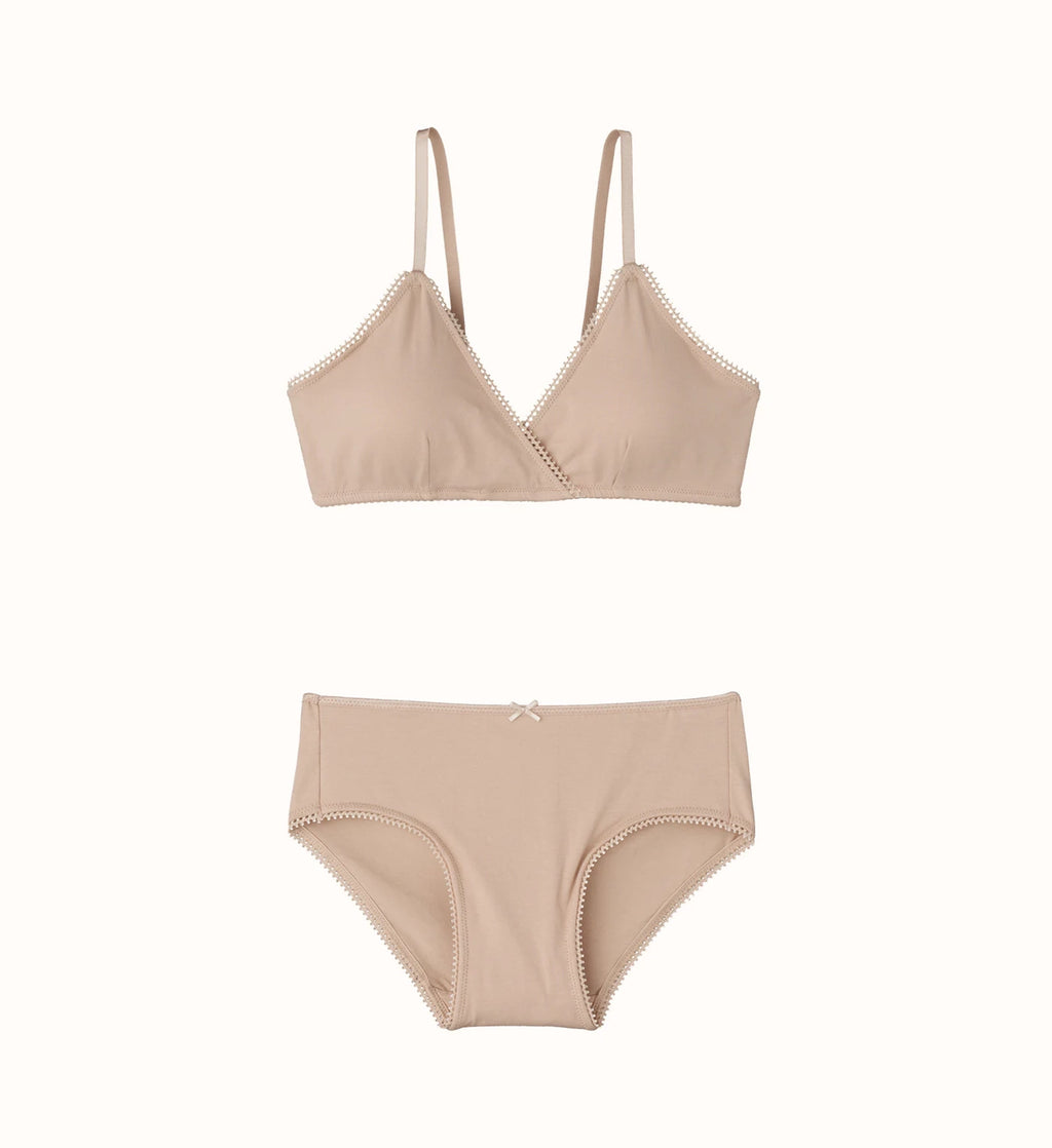 RUBIES Matching Set in Sandstone, bra and underwear