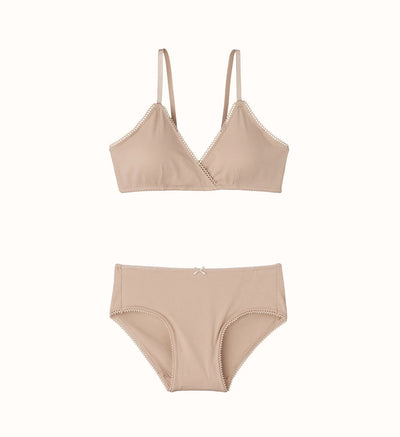 RUBIES Matching Set in Sandstone, bra and underwear
