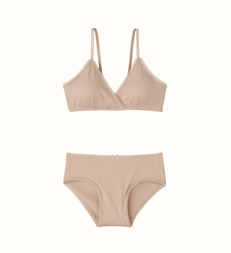 RUBIES Matching Set in Sandstone, bra and underwear