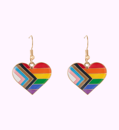 PROGRESS PRIDE EARRINGS (FREE GIFT)