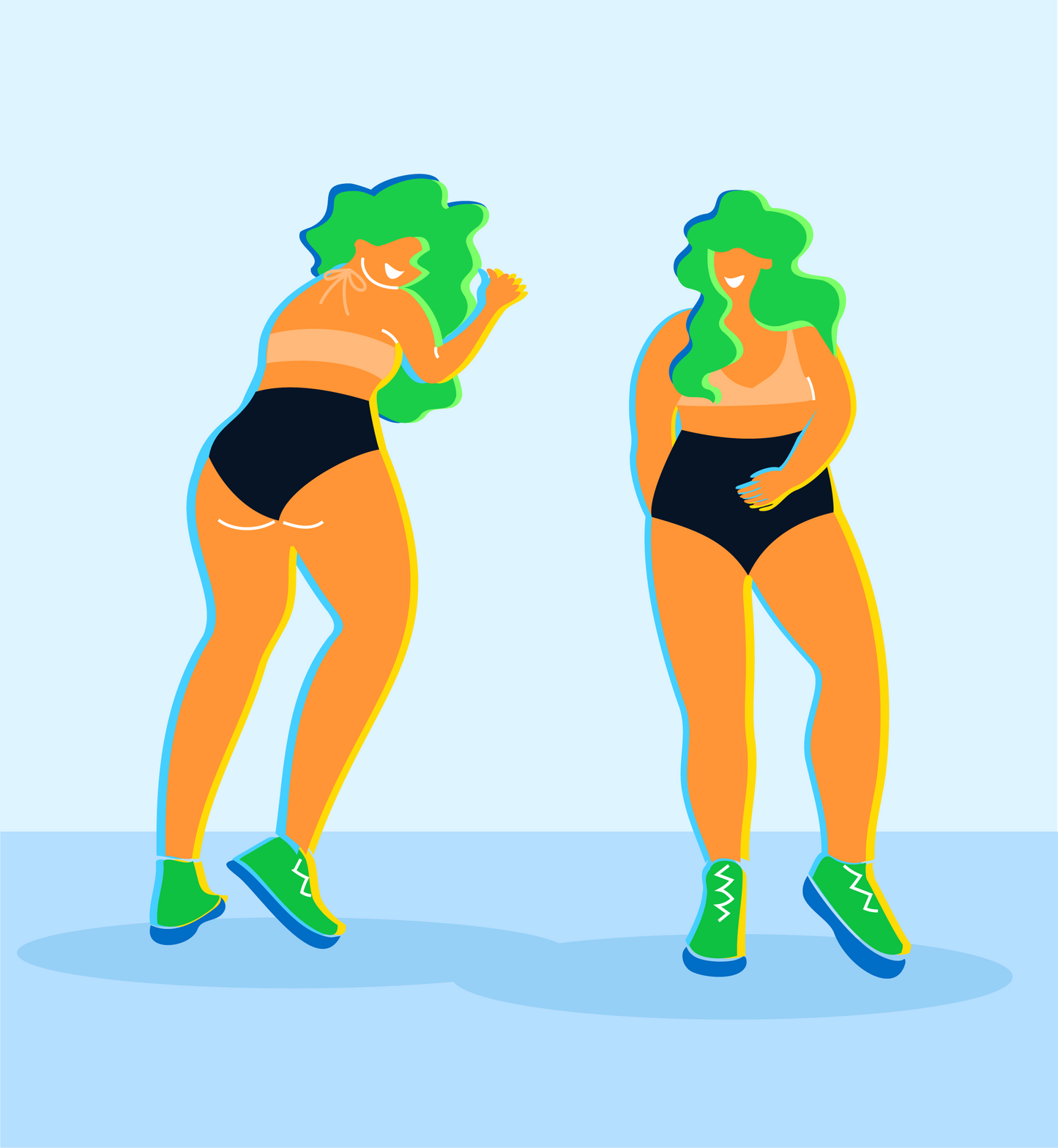 THE STELLA HIGH WAISTED SHAPING BIKINI BOTTOM