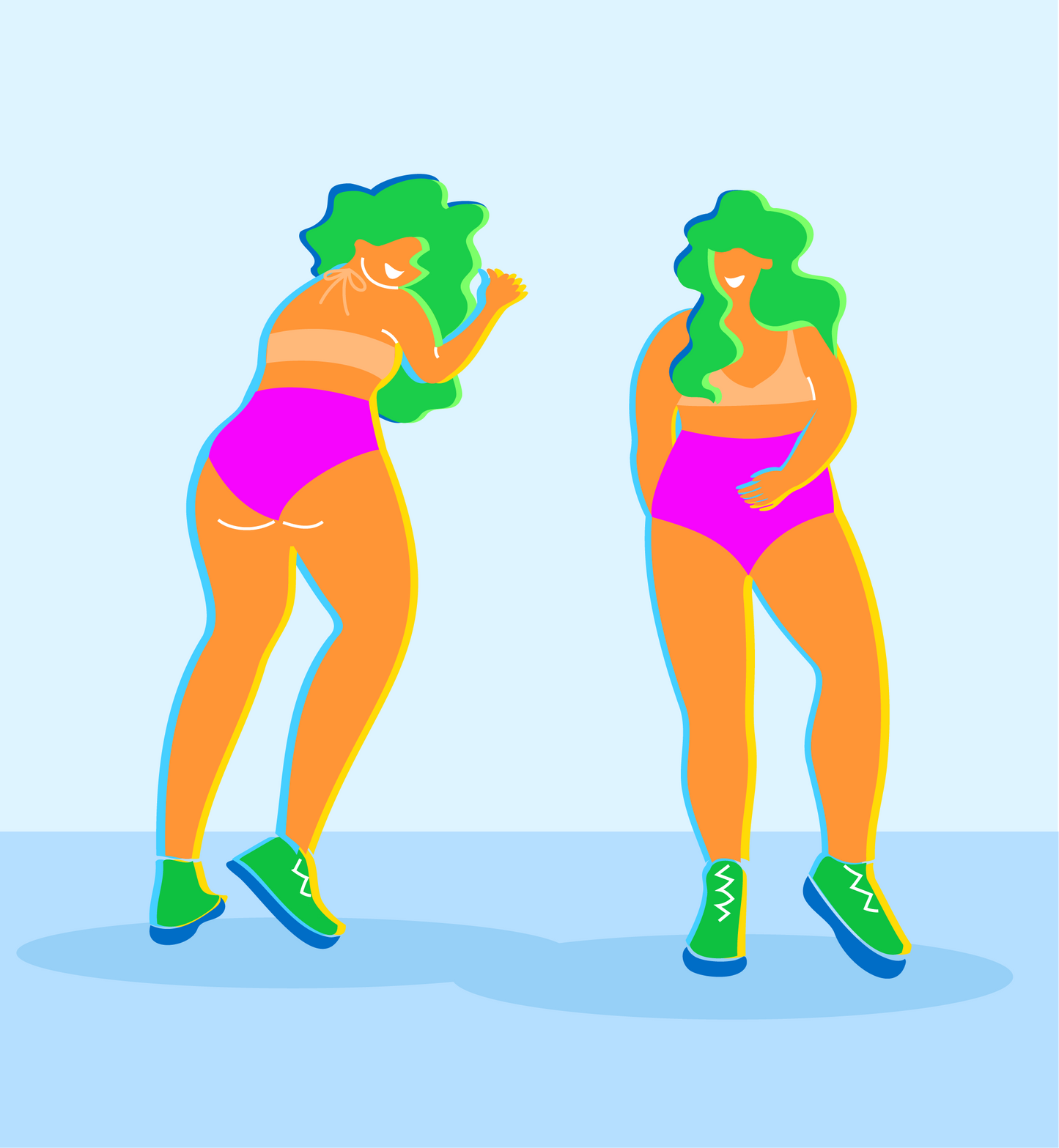 THE STELLA HIGH WAISTED SHAPING BIKINI BOTTOM