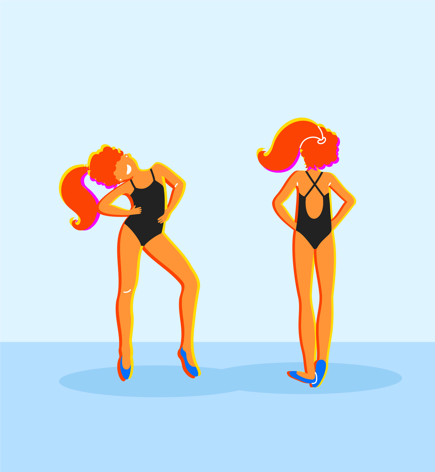 THE SKY NO-TUCK SHAPING ONE-PIECE