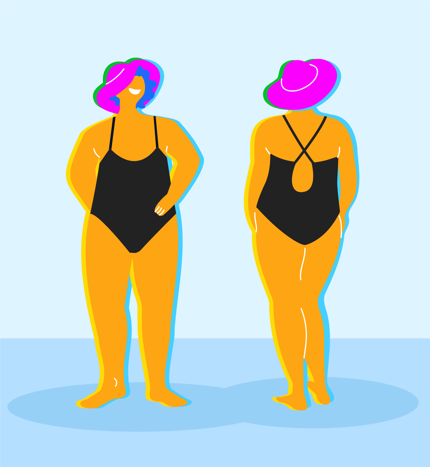 THE SKY NO-TUCK SHAPING ONE-PIECE