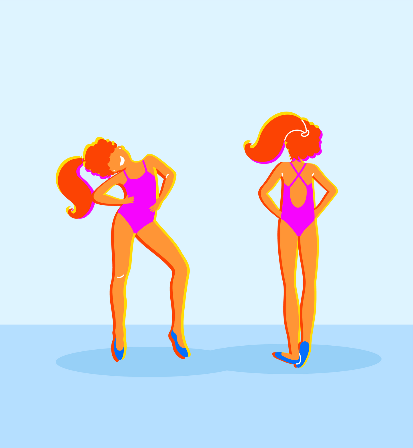 THE SKY NO-TUCK SHAPING ONE-PIECE