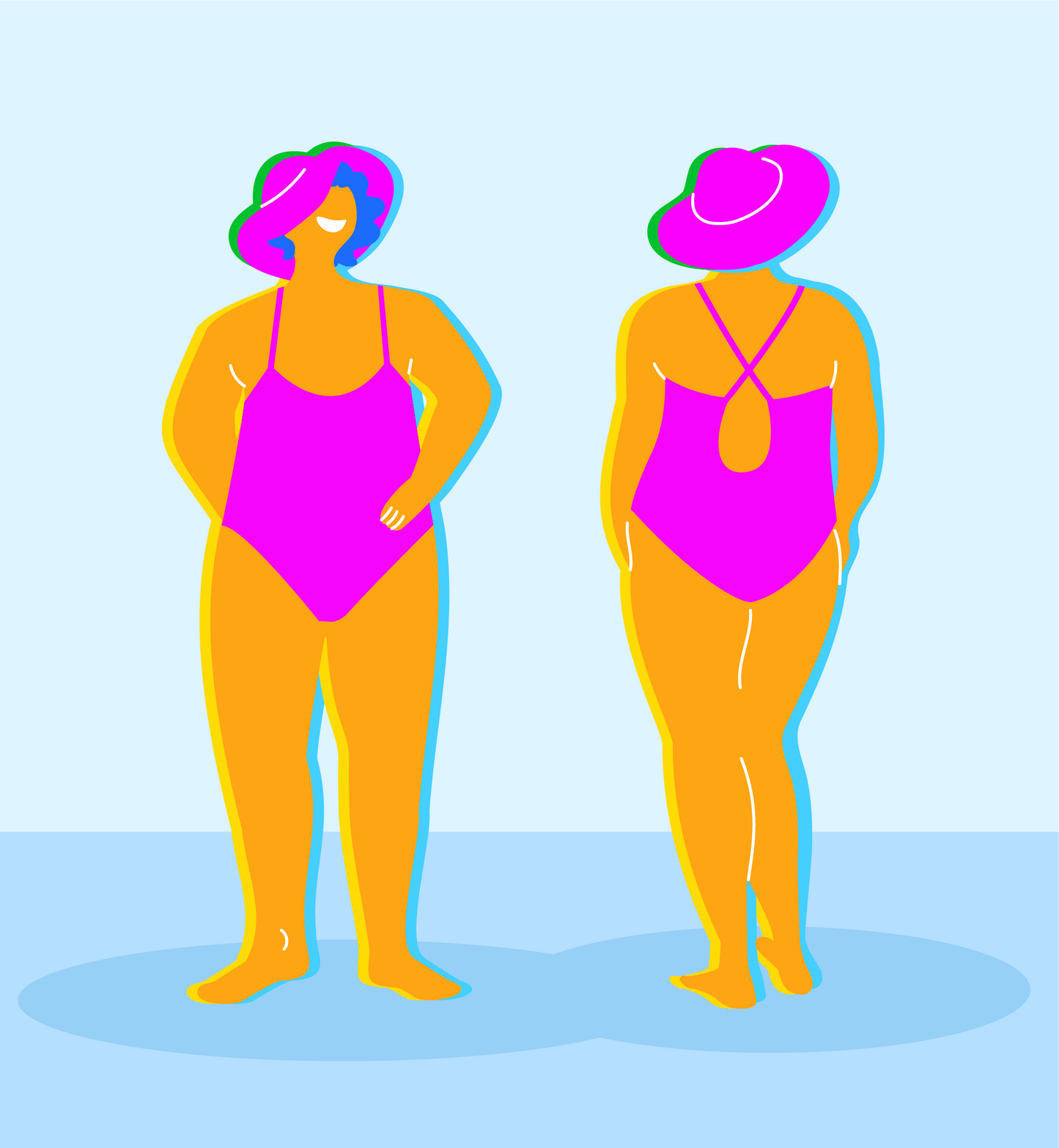 THE SKY NO-TUCK SHAPING ONE-PIECE