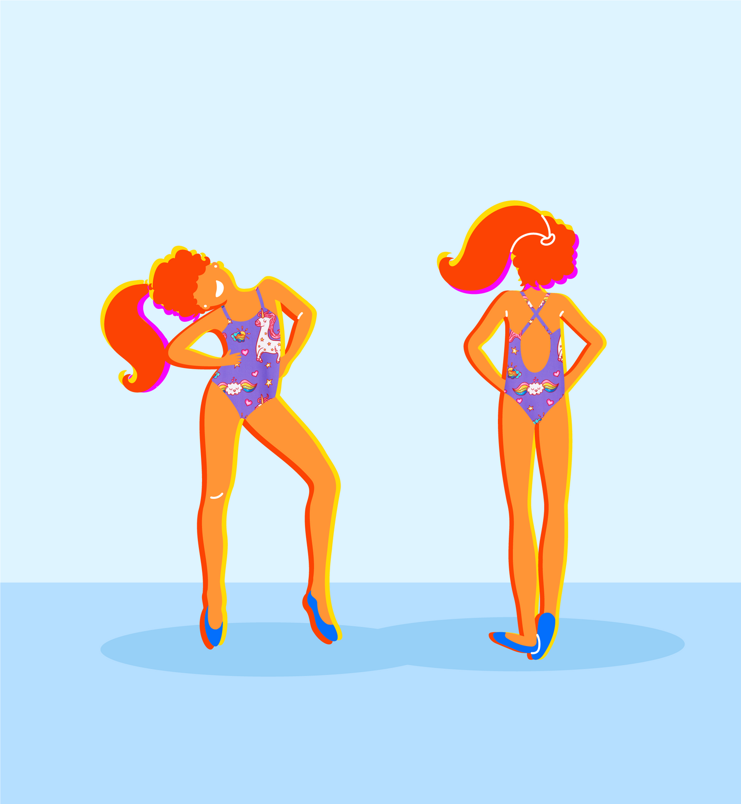 THE SKY NO-TUCK SHAPING ONE-PIECE